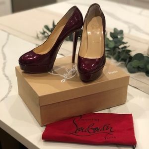 Christian Louboutin - Bianca 140 Metal Patent Calf